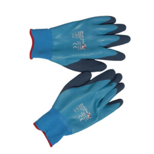 Bull-Flex volledig latex gecoated kleur blauw 10 waterdicht 10305/XL